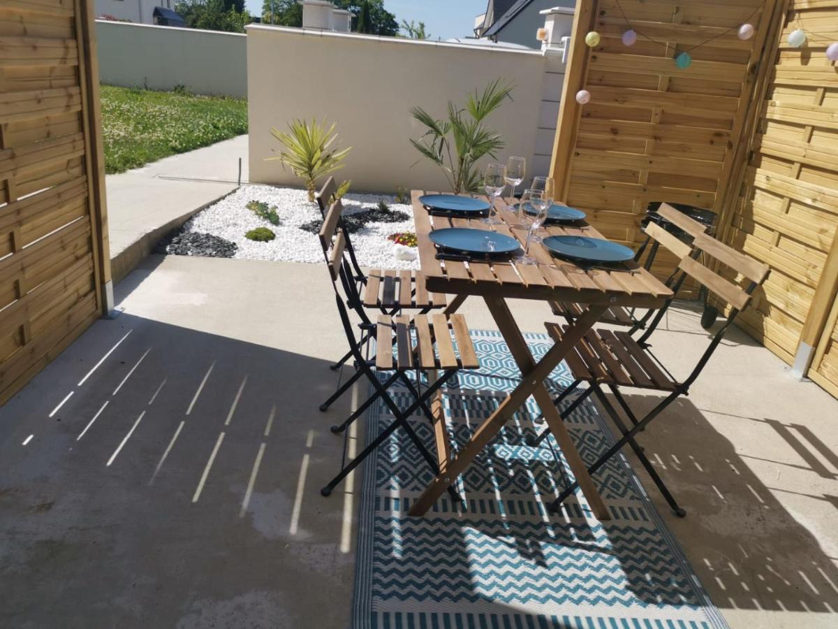Les Pommiers Duplex Cosy Tout Confort Dans Maison Neuve Avec Terrasse Entree Independante 5 Mn De Bayeux Et 10 Mn Plage Du Debarquement Sommervieu Kültér fotó