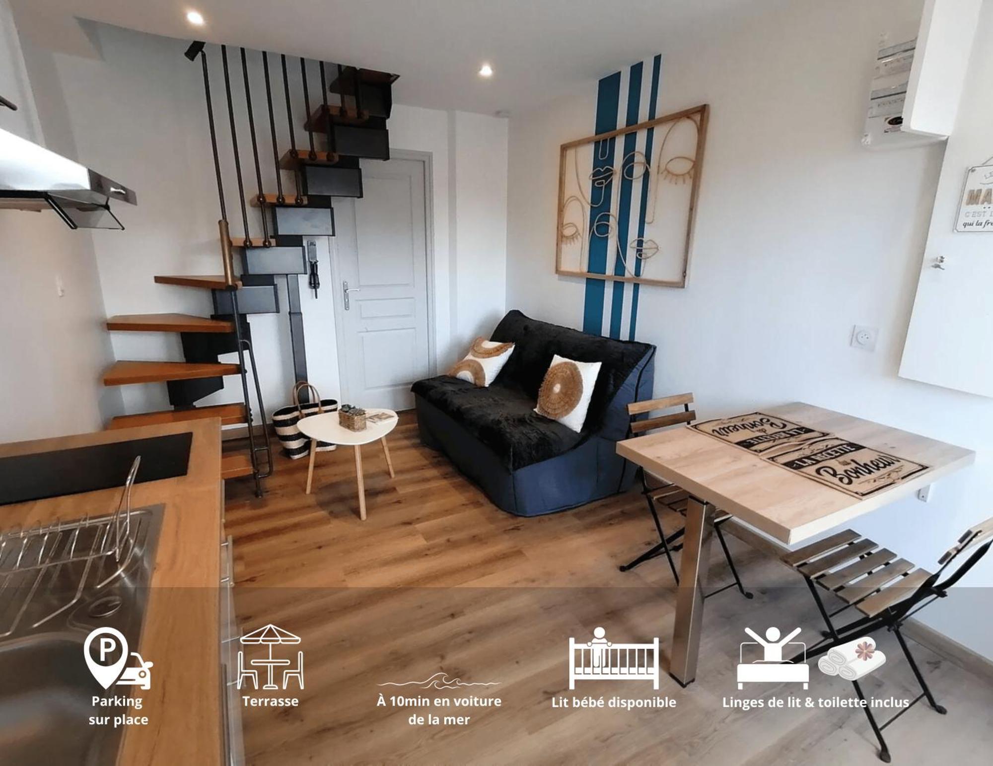 Les Pommiers Duplex Cosy Tout Confort Dans Maison Neuve Avec Terrasse Entree Independante 5 Mn De Bayeux Et 10 Mn Plage Du Debarquement Sommervieu Kültér fotó